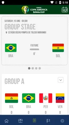 Copa América android App screenshot 3